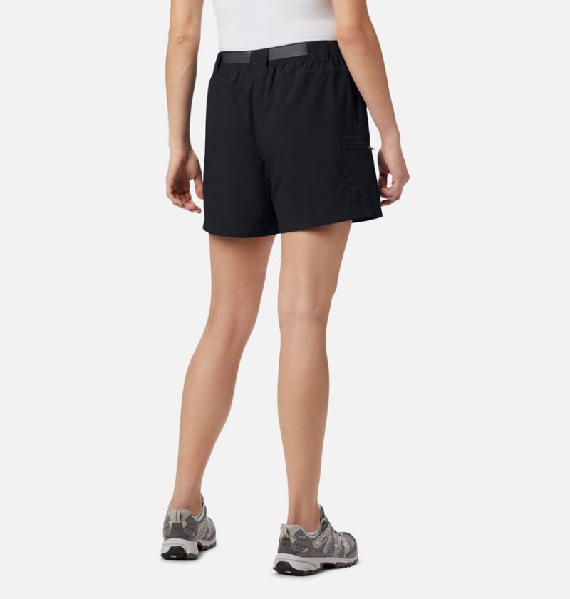 Black Columbia Sandy River Cargo Women's Shorts | 30947CBFP