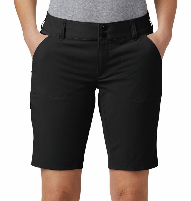 Black Columbia Saturday Trail Long Women's Shorts | 71053CLUV