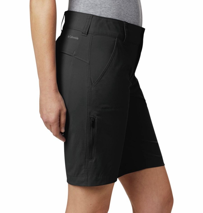 Black Columbia Saturday Trail Long Women's Shorts | 71053CLUV