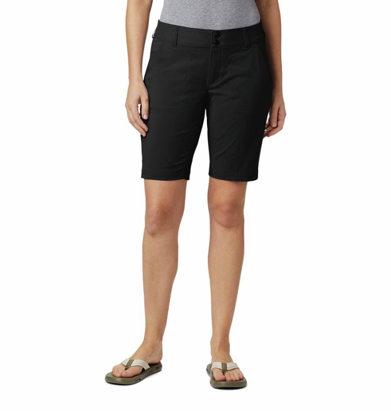 Black Columbia Saturday Trail Long Women\'s Shorts | 71053CLUV