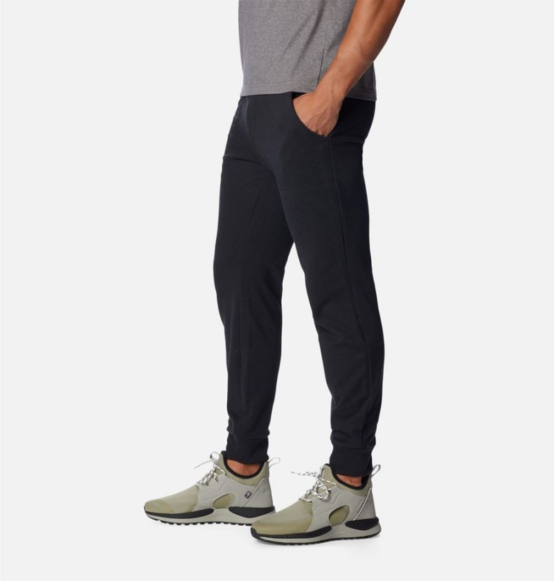 Black Columbia Shell Ridge Sweat Joggers Men's Pants | 94537SVLK