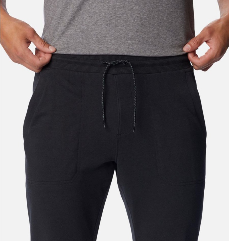 Black Columbia Shell Ridge Sweat Joggers Men's Pants | 94537SVLK