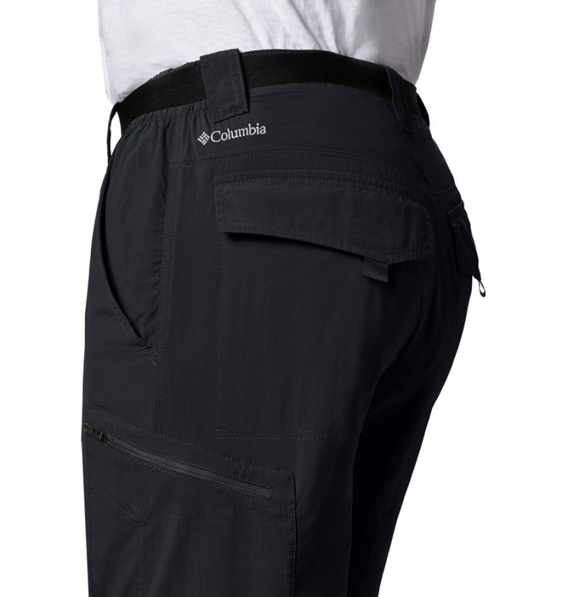 Black Columbia Silver Ridge Cargo Men's Shorts | 83075RMFX