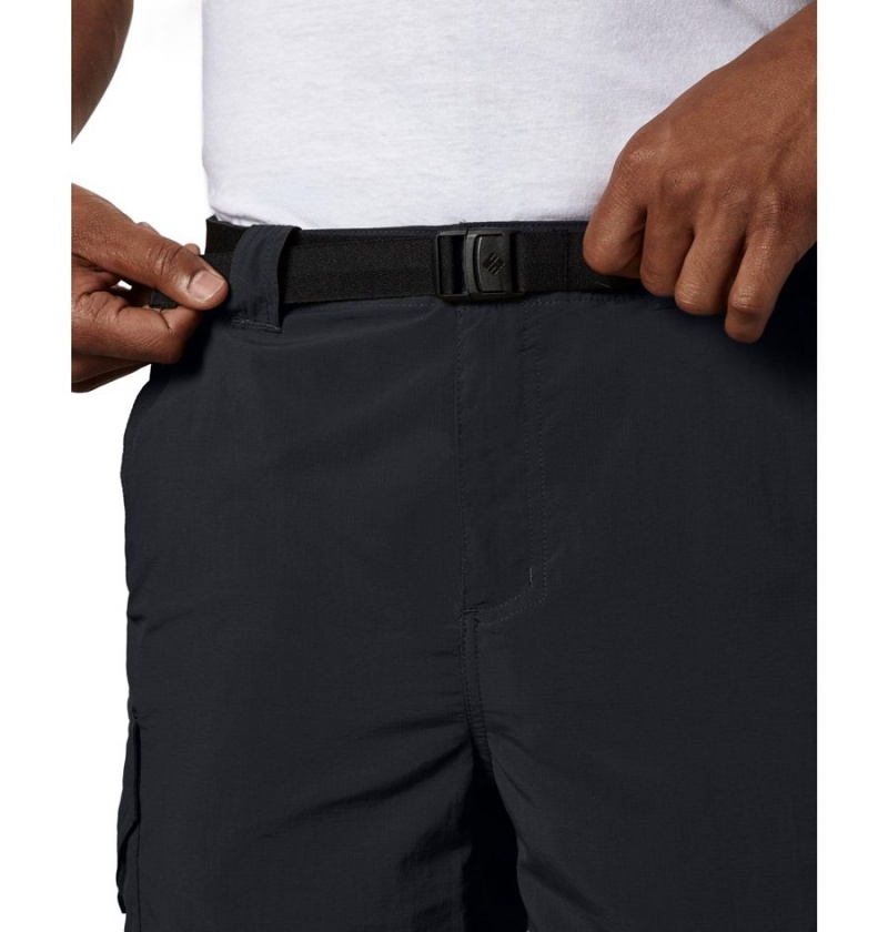 Black Columbia Silver Ridge Cargo Men's Shorts | 83075RMFX