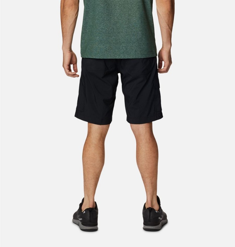 Black Columbia Silver Ridge Utility Cargo Men's Shorts | 54036XEWL