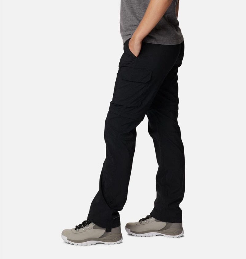 Black Columbia Silver Ridge Utility Convertible Women's Pants | 50247TGHP