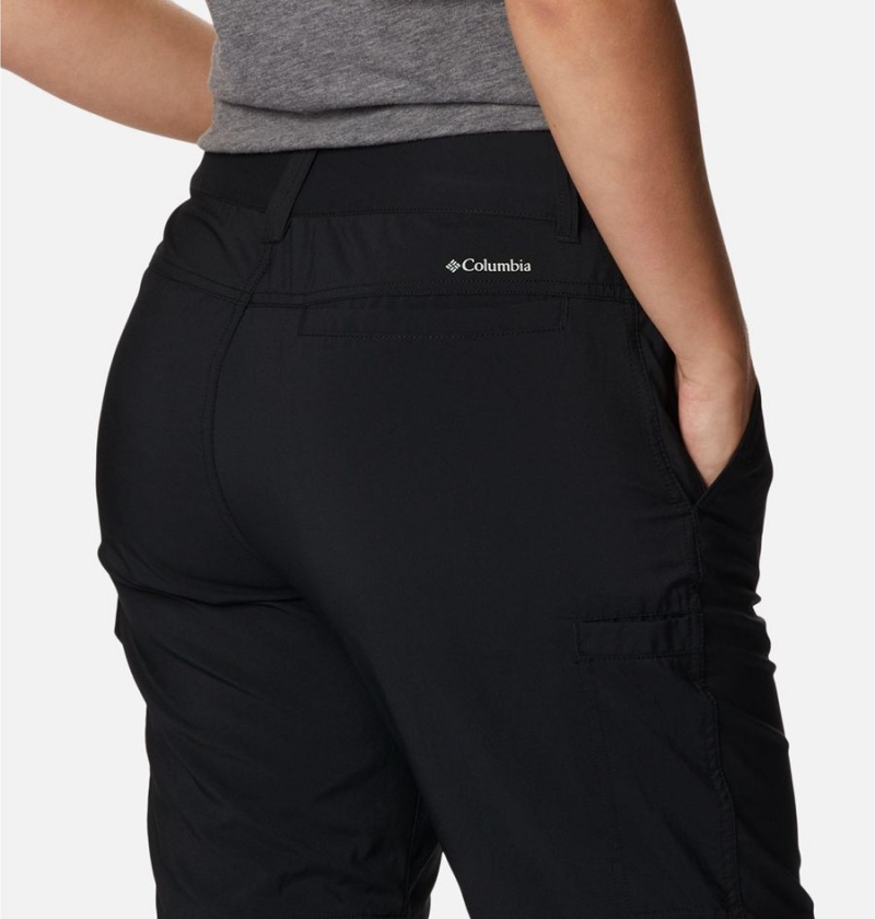 Black Columbia Silver Ridge Utility Convertible Women's Pants | 50247TGHP