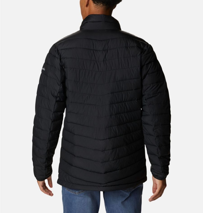 Black Columbia Slope Edge Insulated Men's Puffer Jacket | 63941GMXH