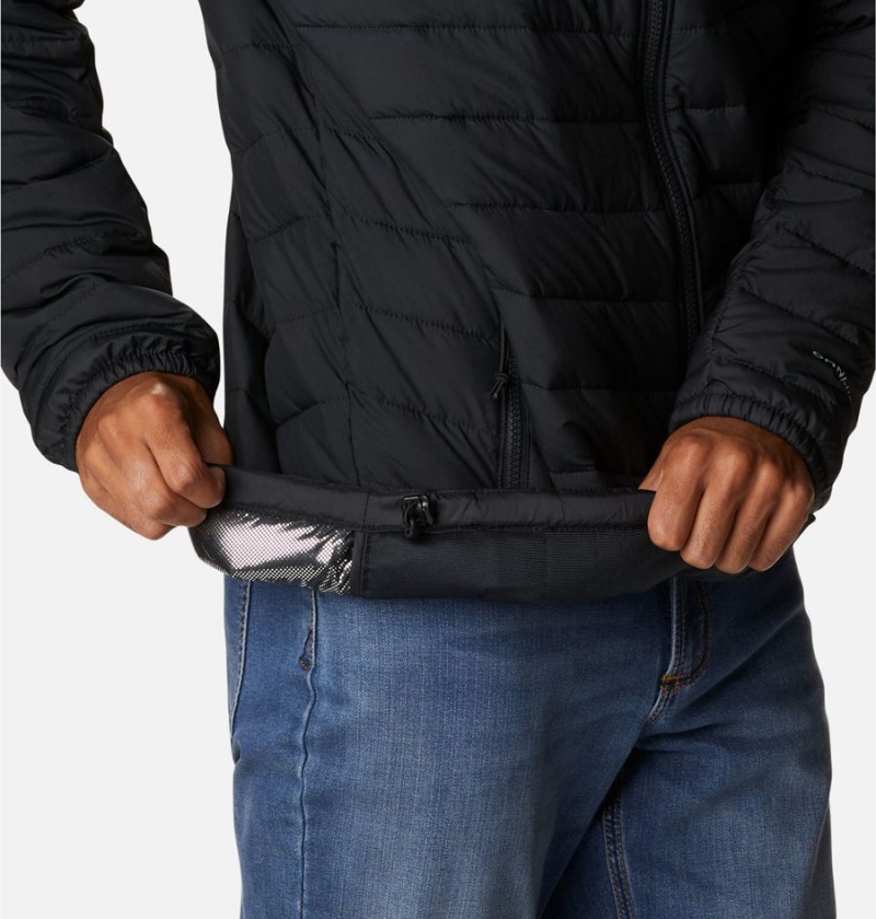 Black Columbia Slope Edge Insulated Men's Puffer Jacket | 63941GMXH