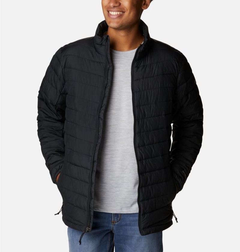 Black Columbia Slope Edge Insulated Men's Puffer Jacket | 63941GMXH