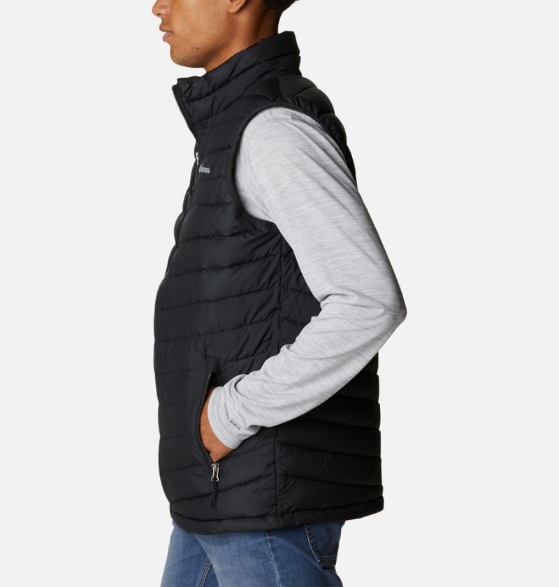 Black Columbia Slope Edge Men's Vest | 17069LMGJ