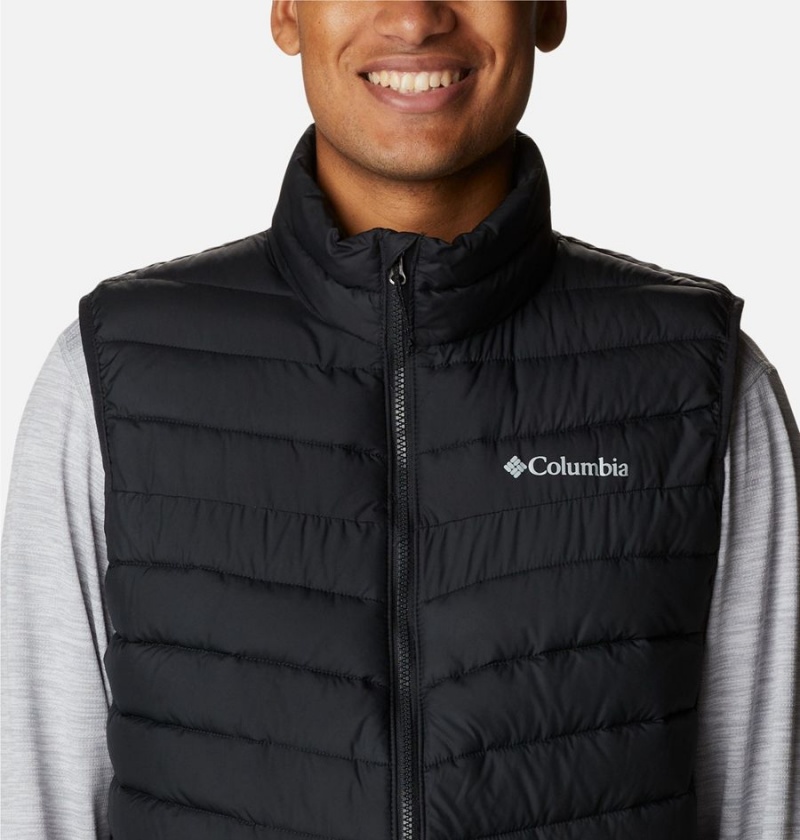 Black Columbia Slope Edge Men's Vest | 17069LMGJ