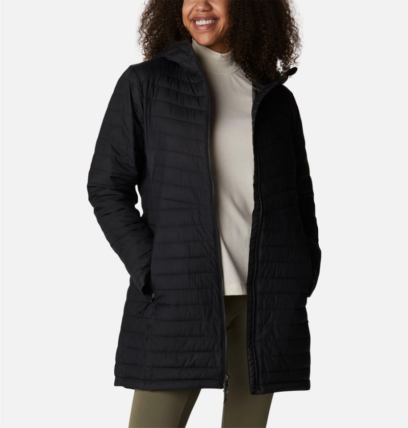 Black Columbia Slope Edge Mid Women's Coats | 40572BRGI