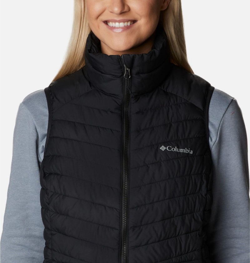 Black Columbia Slope Edge Women's Vest | 89342XGOD