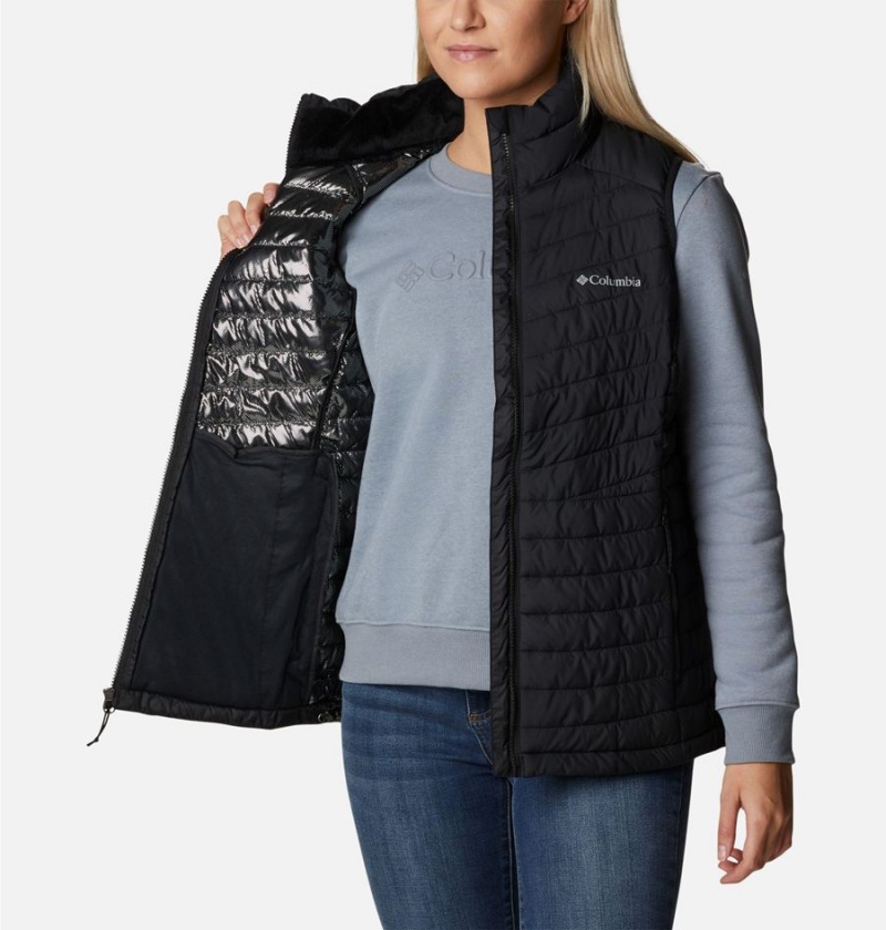 Black Columbia Slope Edge Women's Vest | 89342XGOD