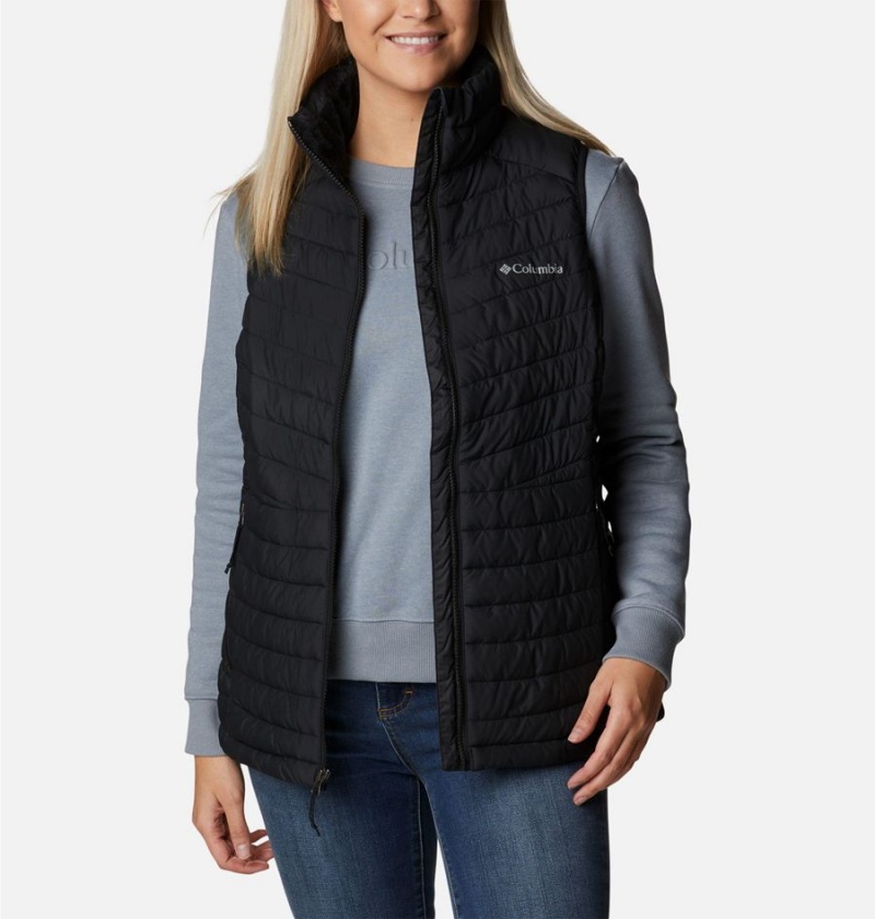 Black Columbia Slope Edge Women's Vest | 89342XGOD