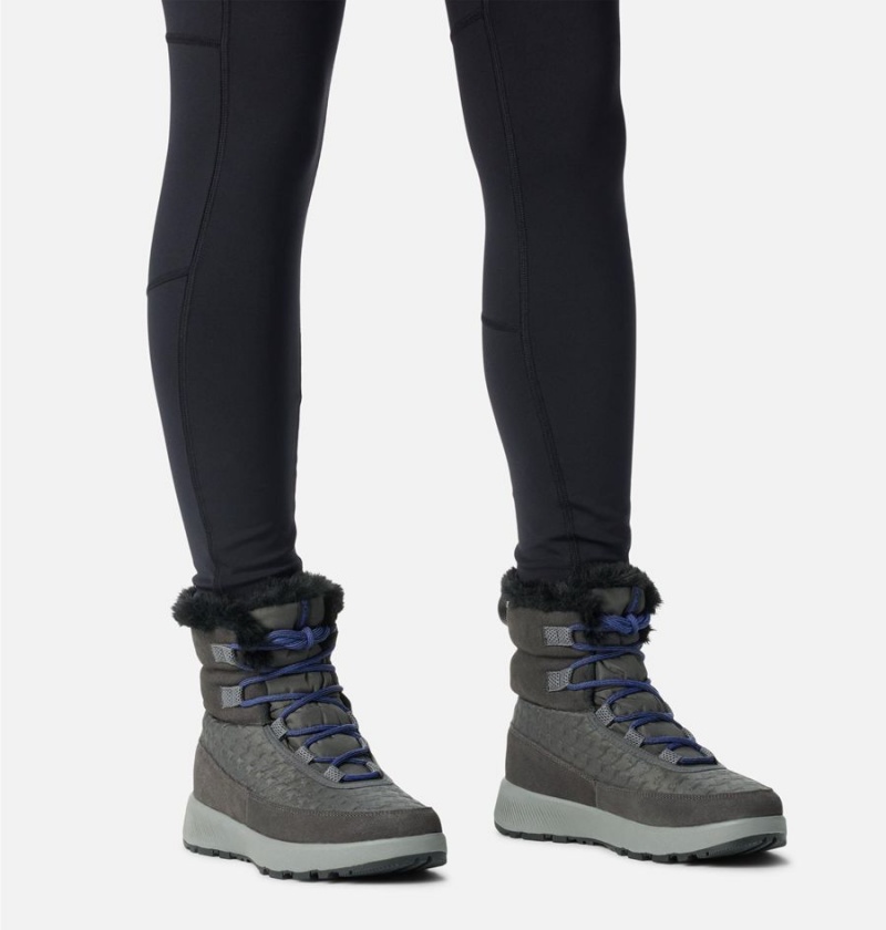 Black Columbia Slopeside Peak Luxe Women's Boots | 21863DWCT