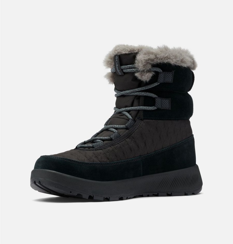 Black Columbia Slopeside Peak Luxe Women's Boots | 36458SDJN