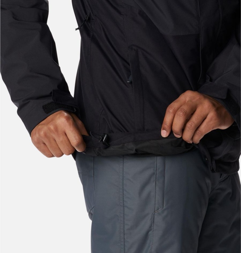 Black Columbia Snow Glide Interchange Men's 3 In 1 Jackets | 79183SHEP