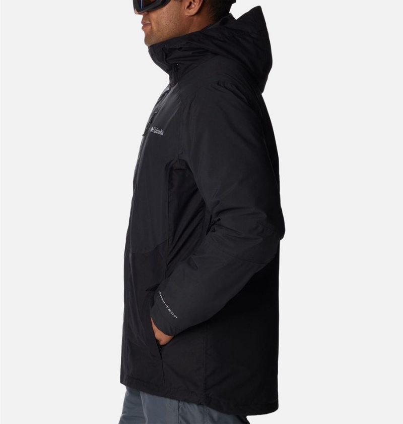 Black Columbia Snow Glide Interchange Men's 3 In 1 Jackets | 79183SHEP