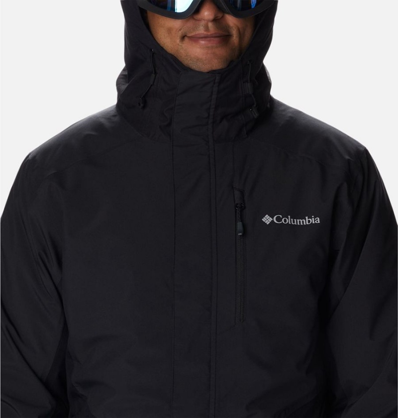 Black Columbia Snow Glide Interchange Men's 3 In 1 Jackets | 79183SHEP