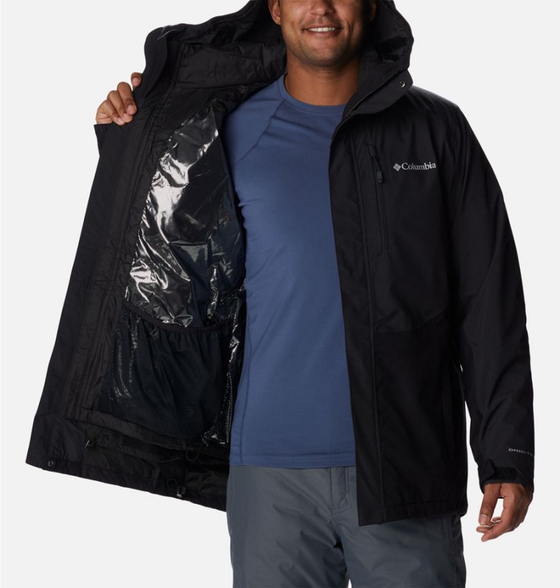 Black Columbia Snow Glide Interchange Men's 3 In 1 Jackets | 79183SHEP