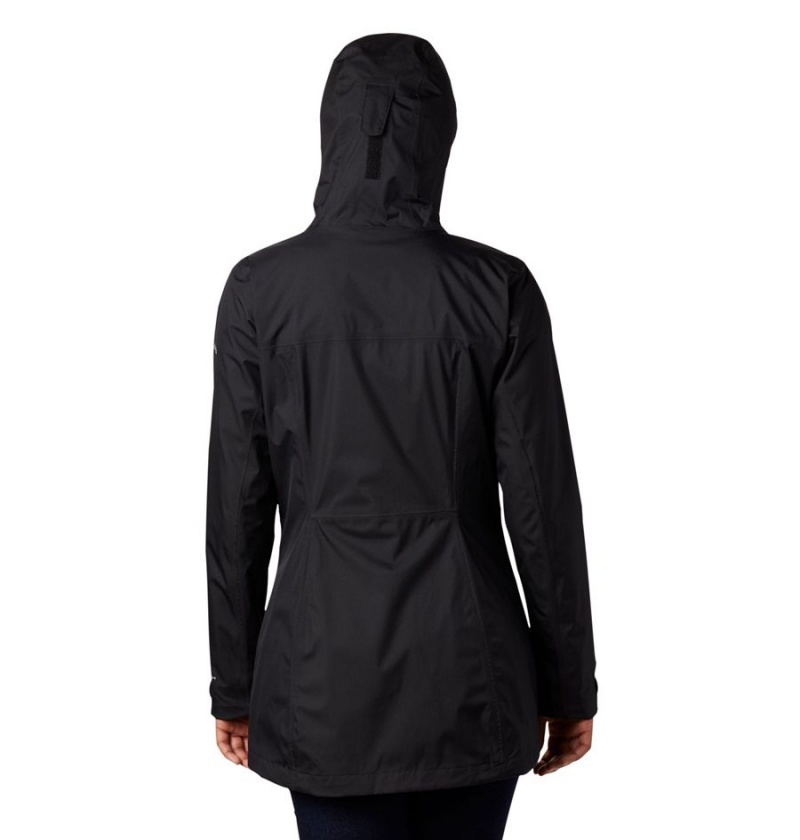 Black Columbia Splash A Little II Women's Rain Jacket | 59738MHXG