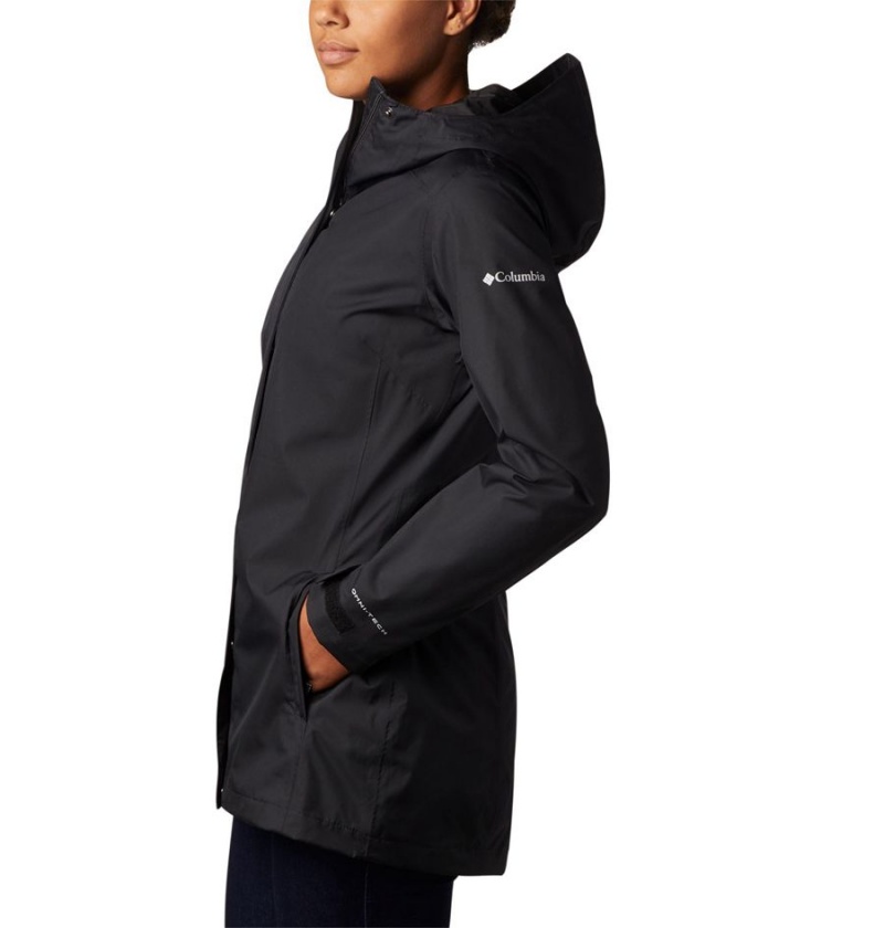 Black Columbia Splash A Little II Women's Rain Jacket | 59738MHXG