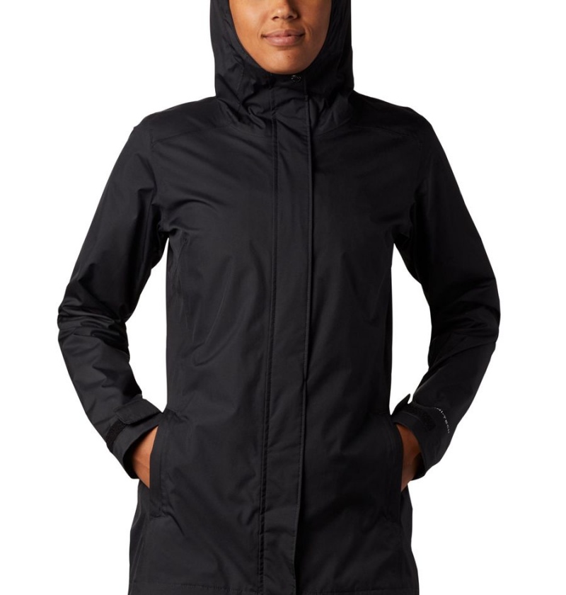 Black Columbia Splash A Little II Women's Rain Jacket | 59738MHXG