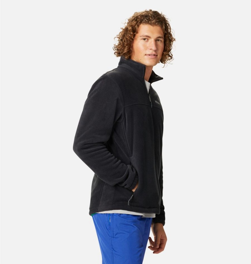 Black Columbia Steens Mountain 2.0 Full Zip Men's Fleece Jacket | 08561JPCX