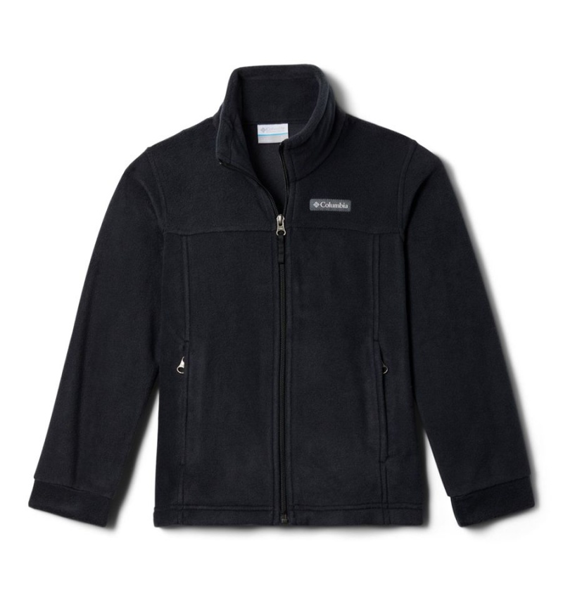 Black Columbia Steens Mountain II Fleece Kids' Jacket | 45109AMJV