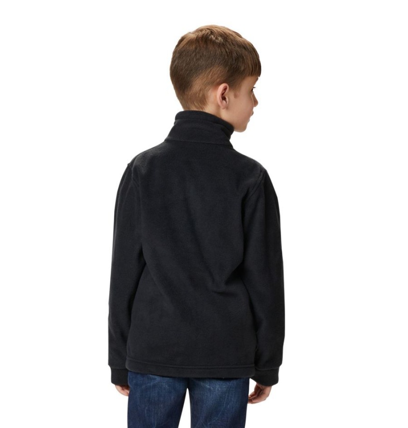 Black Columbia Steens Mountain II Fleece Kids' Jacket | 45109AMJV