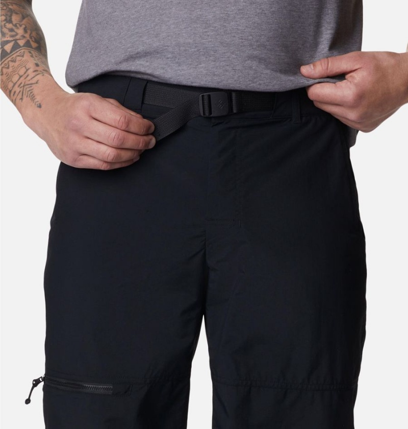 Black Columbia Summerdry Belted Men's Shorts | 85643VFRX