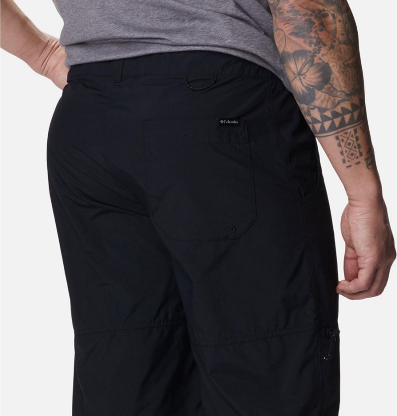 Black Columbia Summerdry Belted Men's Shorts | 85643VFRX