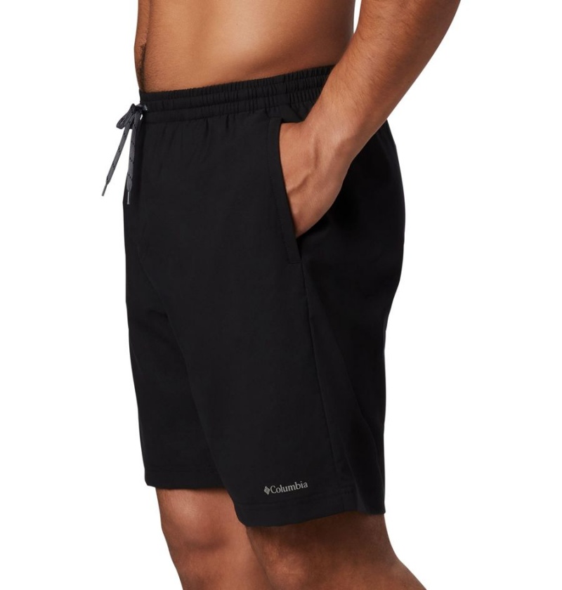 Black Columbia Summertide Stretch Men's Shorts | 72465CHGL