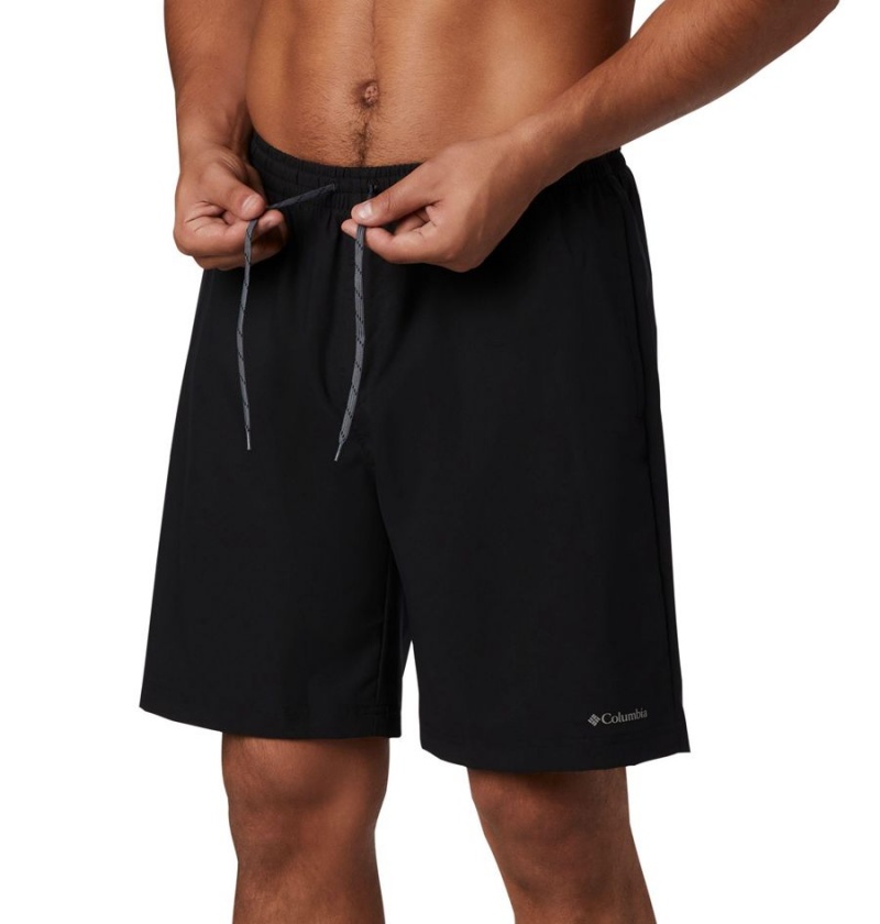 Black Columbia Summertide Stretch Men's Shorts | 72465CHGL