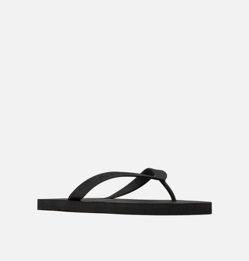 Black Columbia Sun Trek Flip Flop Men's Sandals | 16405CJUF