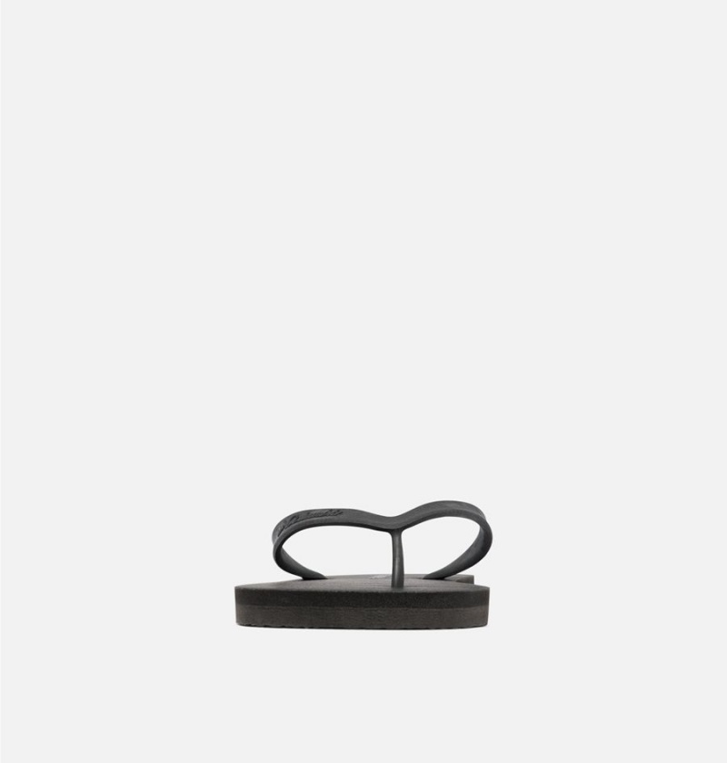 Black Columbia Sun Trek Flip Flop Women's Sandals | 09713ORPT