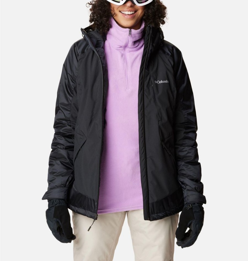 Black Columbia Sweet Shredder II Insulated Women's Ski Jacket | 05632ANRP