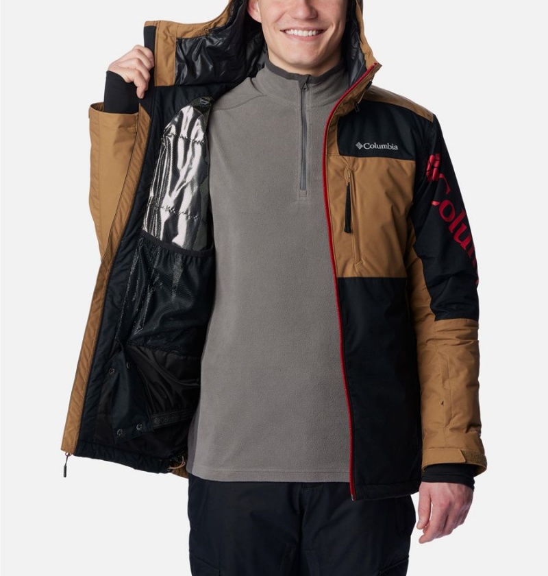 Black Columbia Timberturner II Men's Ski Jacket | 86973XVMJ