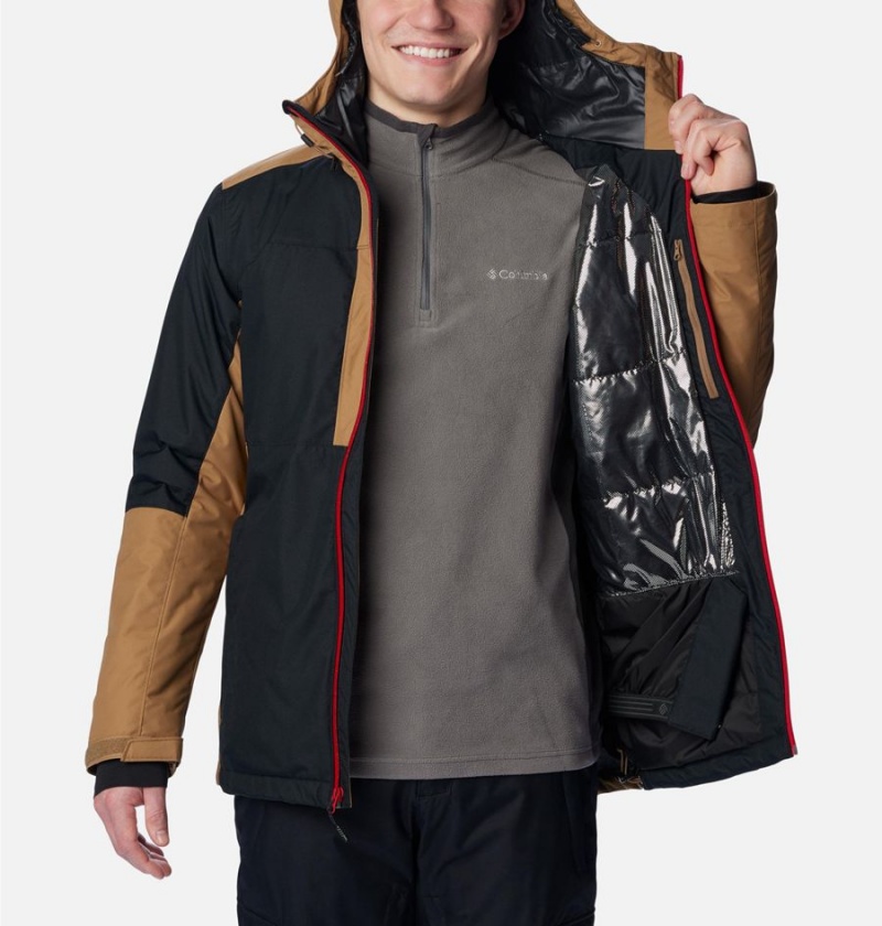 Black Columbia Timberturner II Men's Ski Jacket | 86973XVMJ