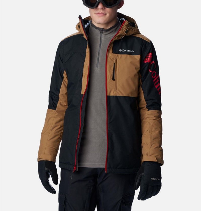 Black Columbia Timberturner II Men's Ski Jacket | 86973XVMJ