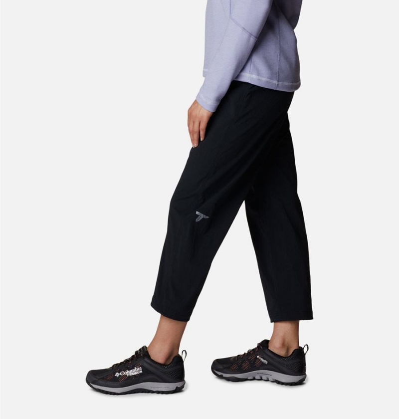 Black Columbia Titan Pass Lightweight Women's Pants | 31462VLFQ