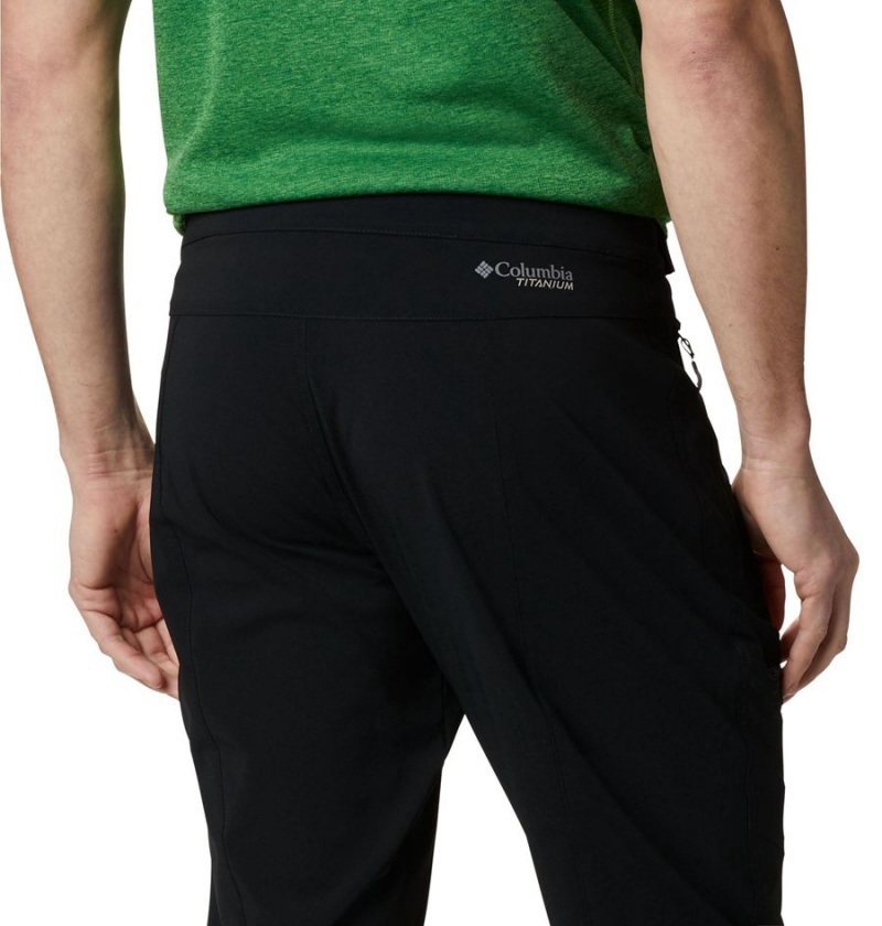 Black Columbia Titan Pass Men's Pants | 73940UENM