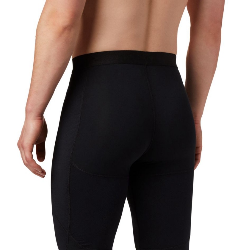 Black Columbia Titanium Omni Heat 3D Knit Tight Men's Pants | 30461ACRB