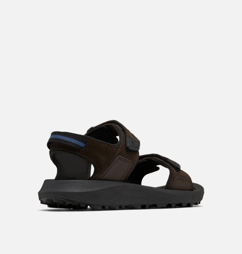 Black Columbia Trailstorm Hiker Two Strap Men's Sandals | 65839BHLY