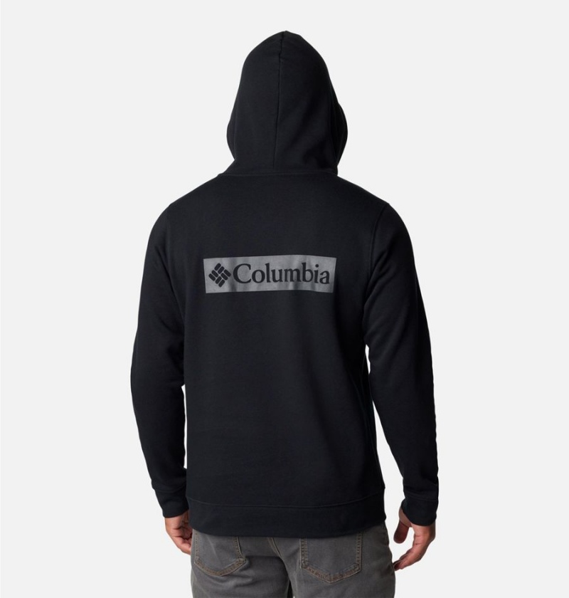 Black Columbia Trek Men's Hoodie | 16097YOCZ