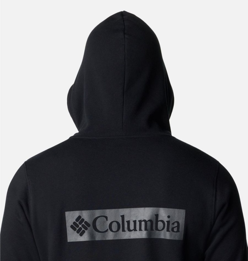 Black Columbia Trek Men's Hoodie | 16097YOCZ