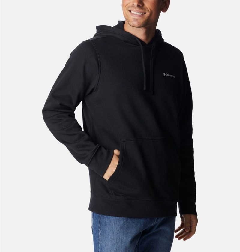 Black Columbia Trek Men's Hoodie | 64135MGKY