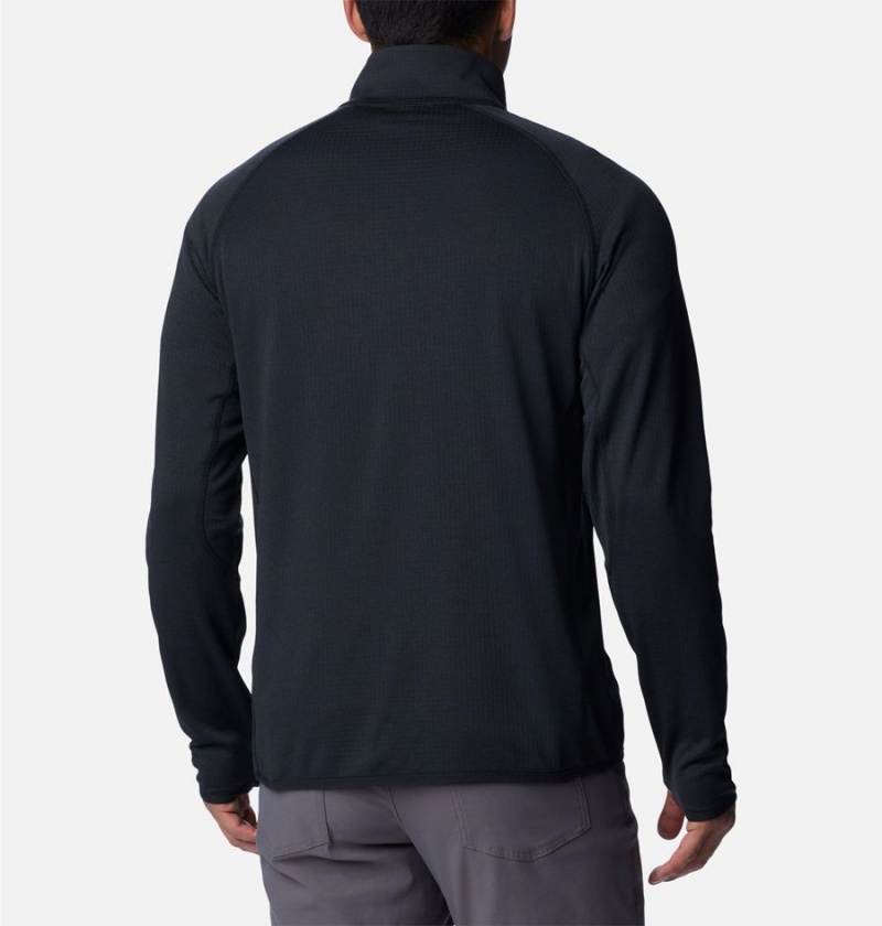 Black Columbia Triple Canyon Half Zip Men's Pullover | 65749BUFI